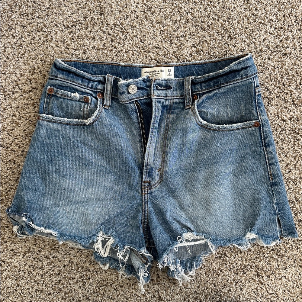 Abercrombie & Fitch Blue Jean Shorts